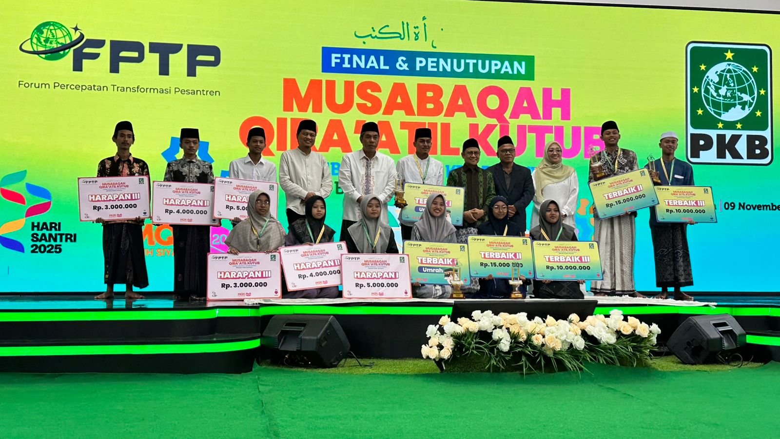 Dua Santri Besongo Raih Juara di MQKN FPTP 2025