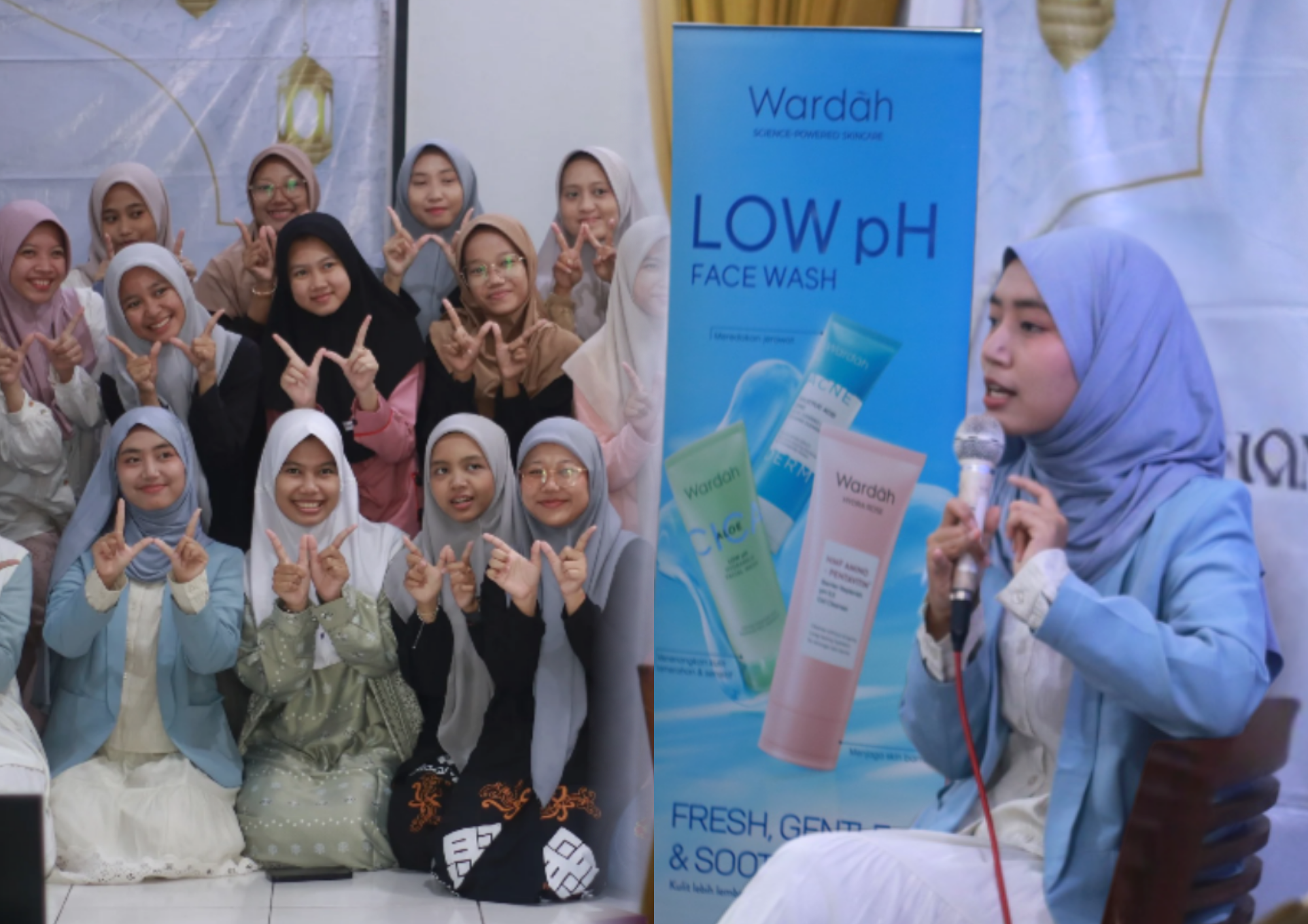 Gelar Seminar Kecantikan: Darul Falah Besongo Berkolaborasi dengan Wardah Kosmetik